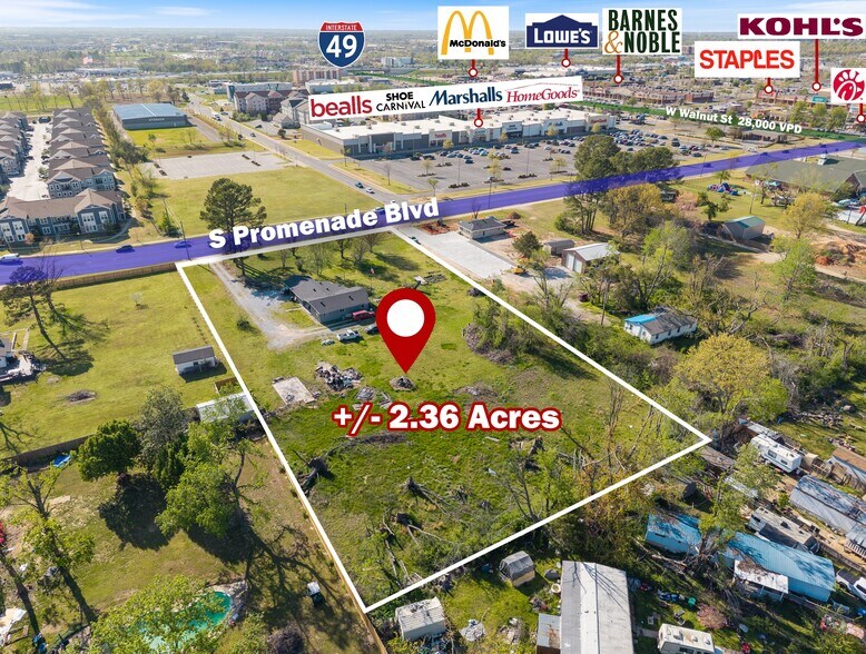 More Photos Of 315 S Promenade Blvd, Rogers Land For Sale