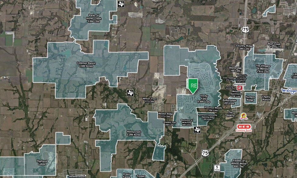 More Photos Of NWQ of Trinity Falls Pkwy & Olympic Crossing, McKinney Freestanding For Lease