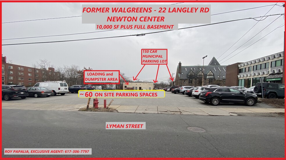 More Photos Of 22 Langley Rd, Newton Centre Freestanding For Lease