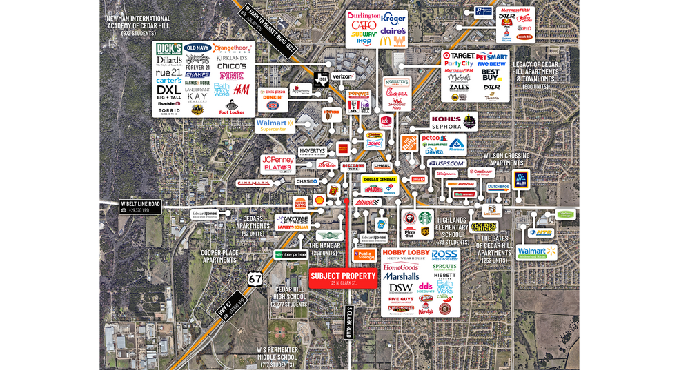 More Photos Of 125 N Clark Rd, Cedar Hill Storefront For Sale