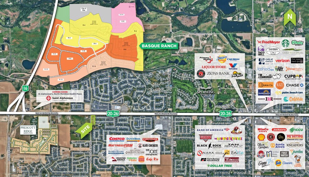 More Photos Of 6280 N Black Cat Rd, Meridian Land For Lease