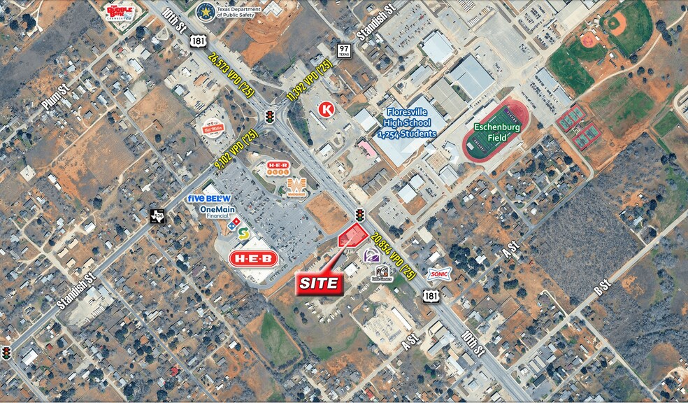 Primary Photo Of 927 10th St, Floresville Storefront For Lease