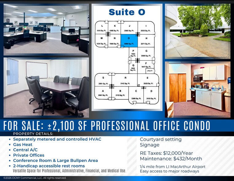 More Photos Of 3505 Veterans Memorial Hwy, Ronkonkoma Office For Sale