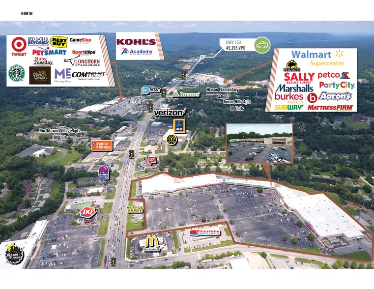 More Photos Of 5450 Hwy 153, Hixson Unknown For Lease