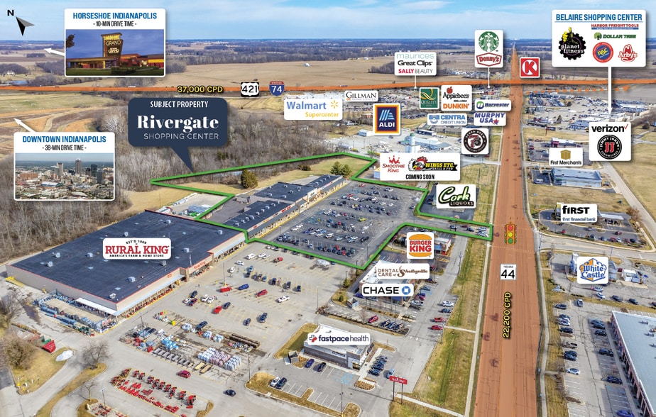 More Photos Of 1802-1826 E State Road 44, Shelbyville Storefront For Sale