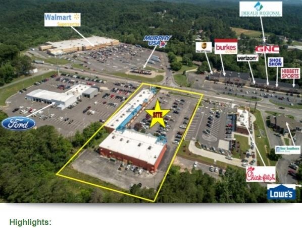 More Photos Of 1906 Glenn Blvd SW, Fort Payne Storefront Retail Office For Lease