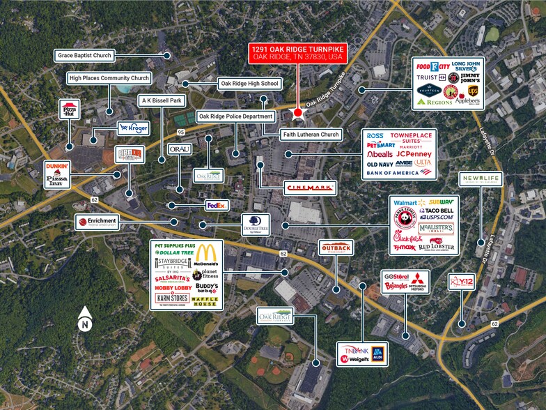 More Photos Of 1291 Oak Ridge Tpke, Oak Ridge Storefront Retail Office For Lease