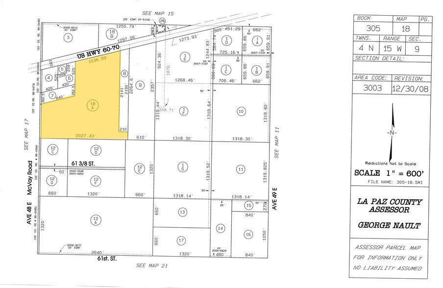 More Photos Of US-60 & McVay Rd, Bouse Land For Sale