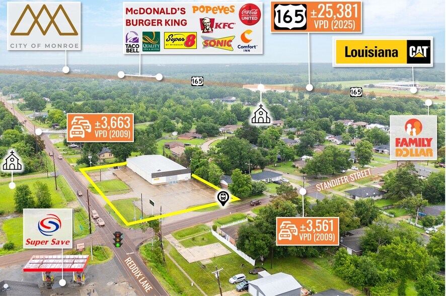Primary Photo Of 3415 Burg Jones Ln, Monroe Freestanding For Sale
