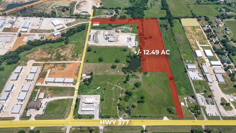 Primary Photo Of 4354 US 377, Aubrey Land For Sale