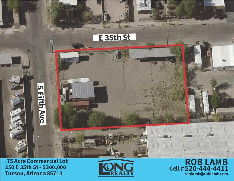 Primary Photo Of 250 E 35th St, Tucson Land For Sale