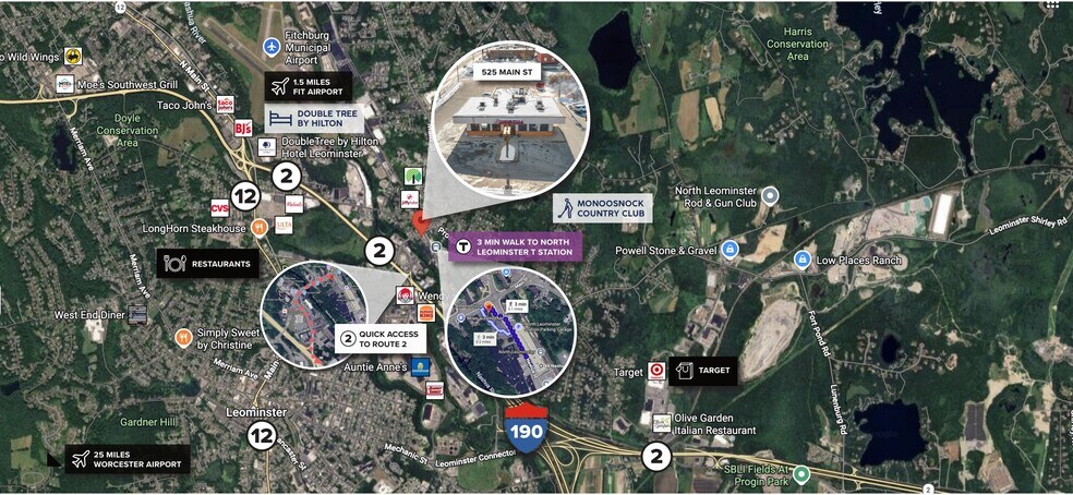 More Photos Of 525 Main St, Leominster Restaurant For Lease