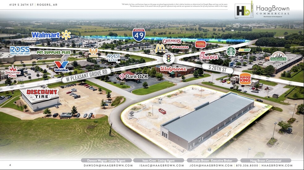 More Photos Of 4129 South 26th Street, Rogers Storefront For Lease