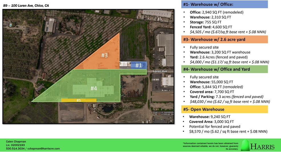 More Photos Of 100 Loren Ave, Chico Manufacturing For Lease