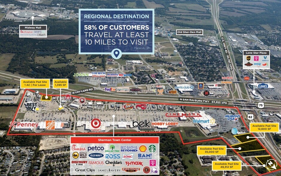 Primary Photo Of 301 E Highway 82, Sherman Land For Lease