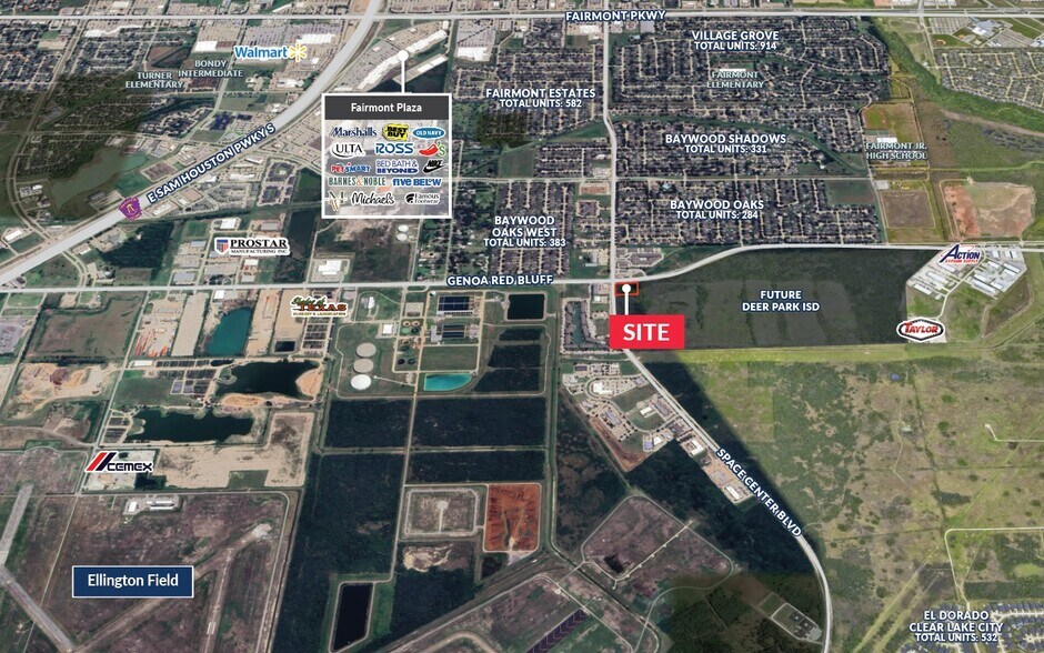 More Photos Of Genoa Red Blf @ Space Center Blvd, Houston Land For Sale