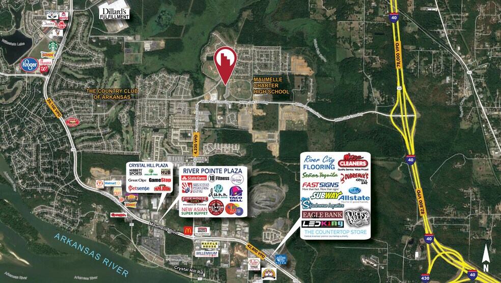 More Photos Of 1020 Country Club, Maumelle Storefront Retail Office For Sale
