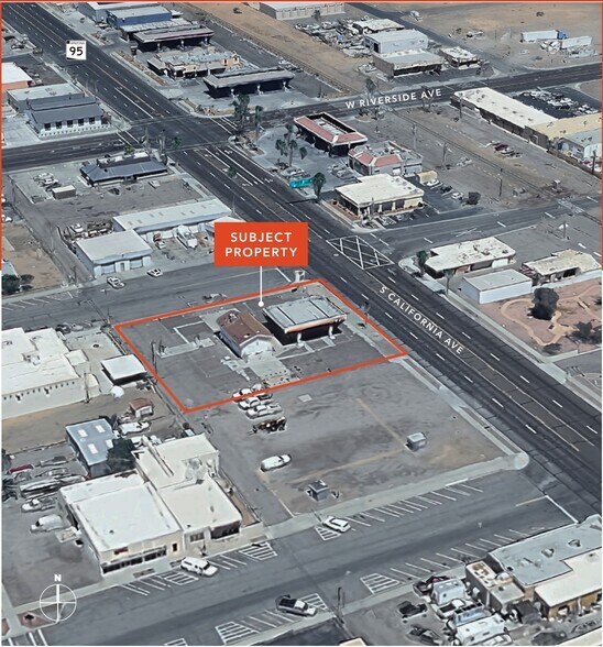 Primary Photo Of 1100 S California Ave, Parker Service Station For Sale