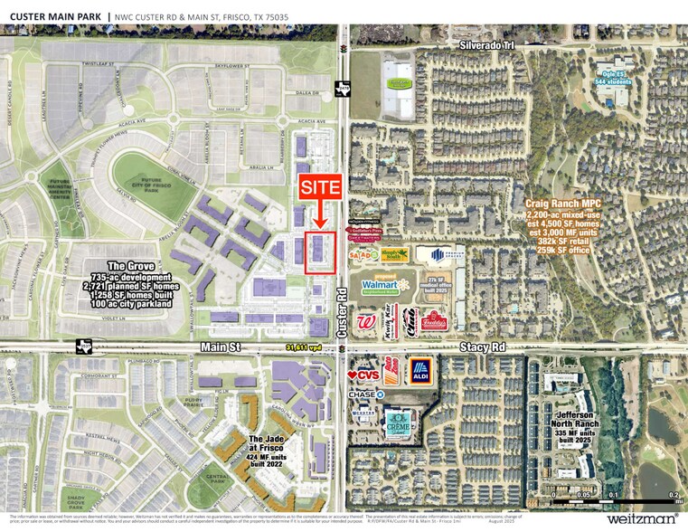 More Photos Of NWC Main St and Custer Rd, Frisco General Retail For Lease