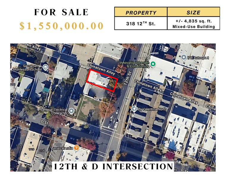 More Photos Of 318 12th St, Sacramento Storefront For Sale