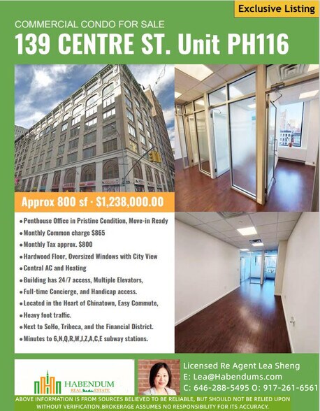 More Photos Of 139-149 Centre St, New York Medical For Sale