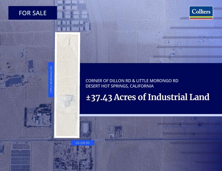 Primary Photo Of NE Corner of Dillon Road & Little Morongo Rd, Desert Hot Springs Land For Sale