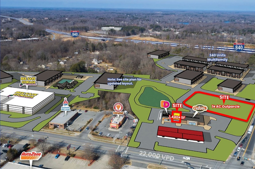 Primary Photo Of 100 Pisgah Church Rd, Greensboro Land For Lease