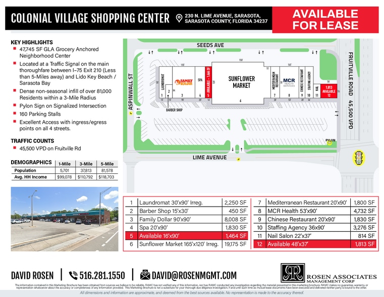 Primary Photo Of 110-290 Lime Ave, Sarasota Unknown For Lease