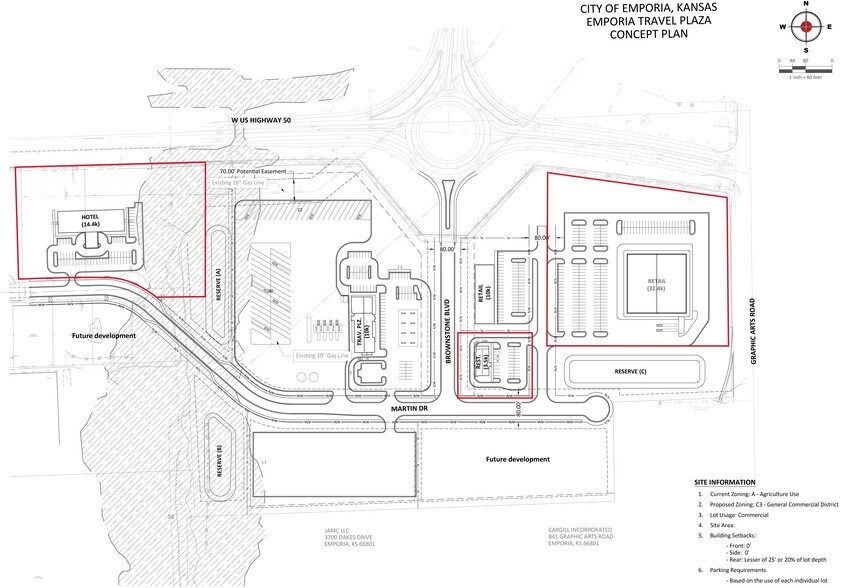 More Photos Of US Highway 50 & Graphic Arts Rd, Emporia Land For Sale