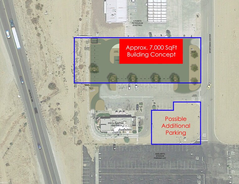 More Photos Of 16880 Sportsman Ctr, Adelanto General Retail For Lease