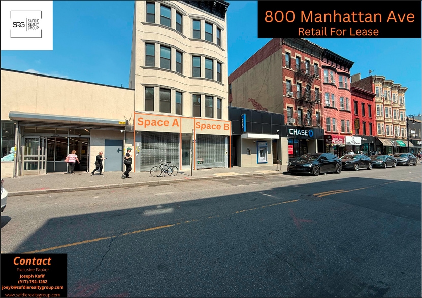 Primary Photo Of 800 Manhattan Ave, Brooklyn Storefront Retail Residential For Lease