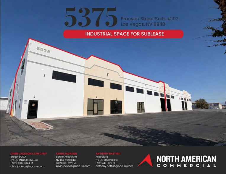 Primary Photo Of 5375 Procyon St, Las Vegas Warehouse For Lease