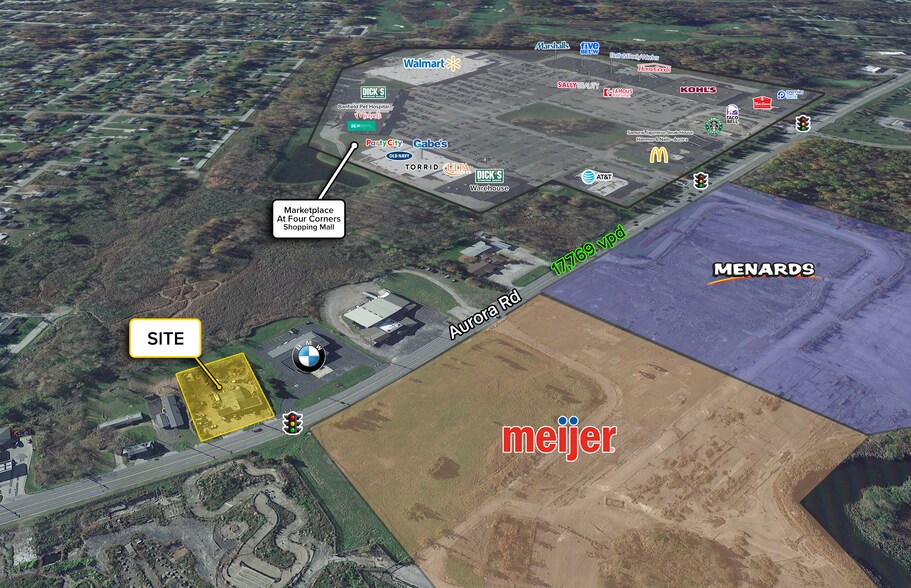 Primary Photo Of 7331 N Aurora Rd, Aurora Freestanding For Sale