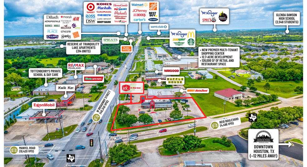 More Photos Of 2702 Reid Blvd, Pearland Fast Food For Sale