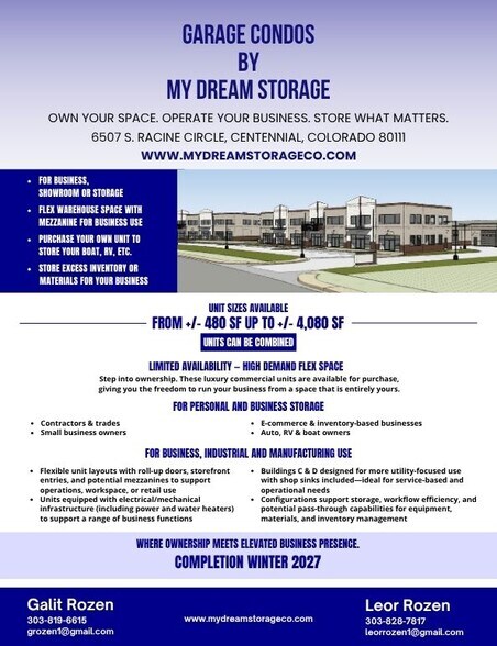 More Photos Of 6507 S Racine Cir - Building D, Centennial Self Storage For Sale