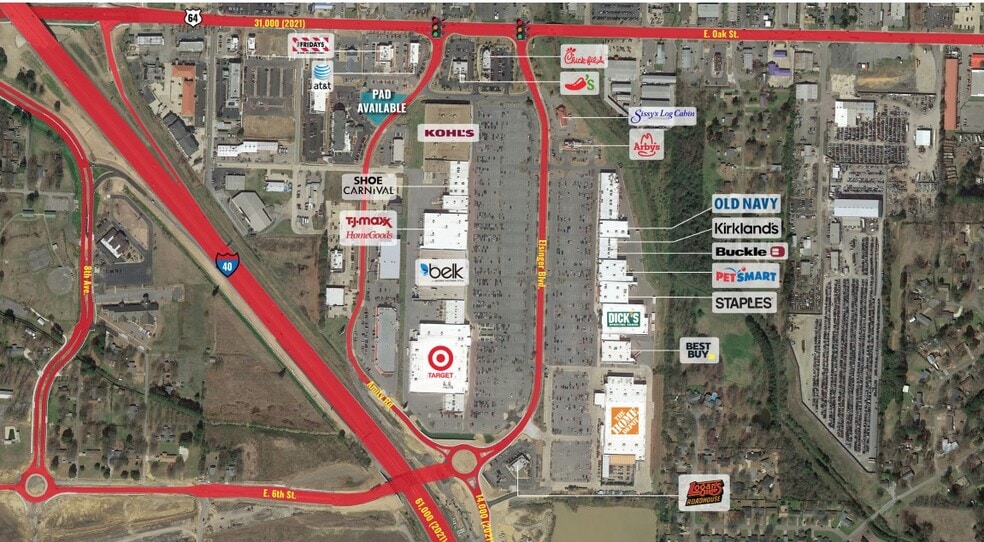 More Photos Of Hwy 40 @ NEC Hwy 40 & Hwy 64, Conway Unknown For Lease