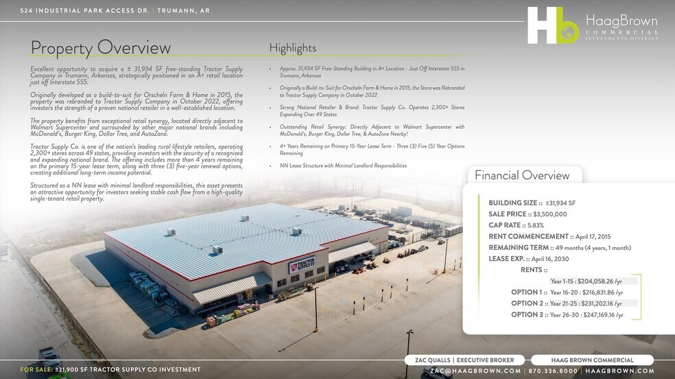 More Photos Of 524 Industrial Park Access Rd, Trumann Storefront For Sale