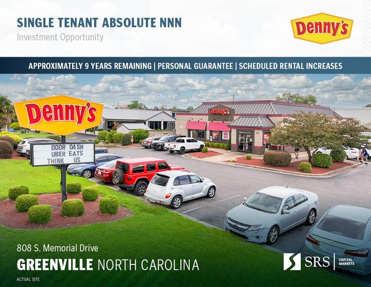 Primary Photo Of 808 S Memorial Dr, Greenville Restaurant For Sale
