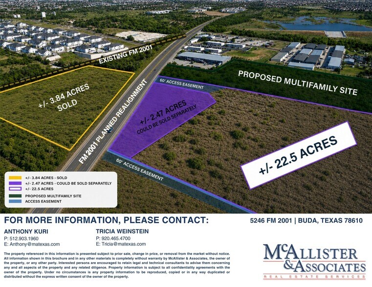 More Photos Of 5246 FM 2001, Buda Land For Sale