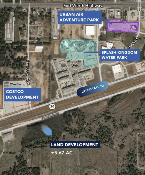 More Photos Of 3811 E Bankhead Hwy, Hudson Oaks Land For Sale