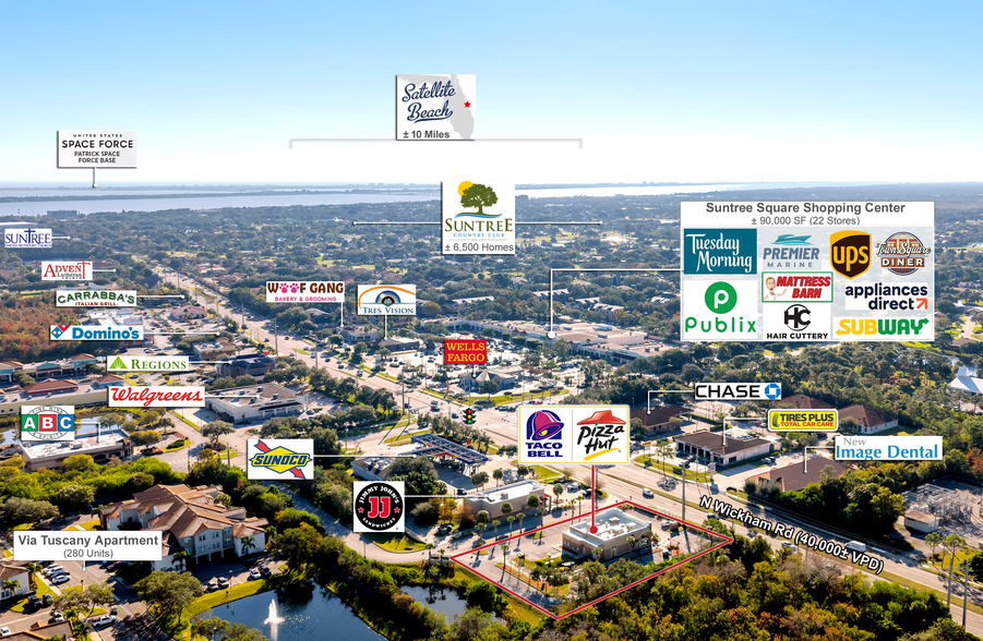 More Photos Of 7840-7850 N Wickham Rd, Melbourne Freestanding For Sale