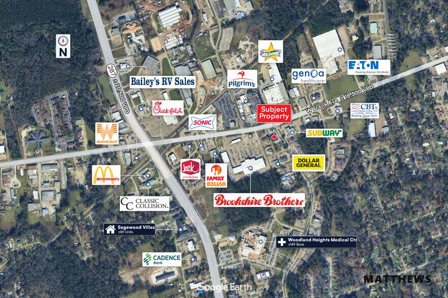 More Photos Of 1701 W Frank Ave, Lufkin Auto Repair For Sale