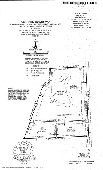 More Photos Of 6101 Cave Point Drive, Sturgeon Bay Land For Sale
