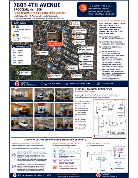 More Photos Of 7601 Fourth Ave, Brooklyn Medical For Lease
