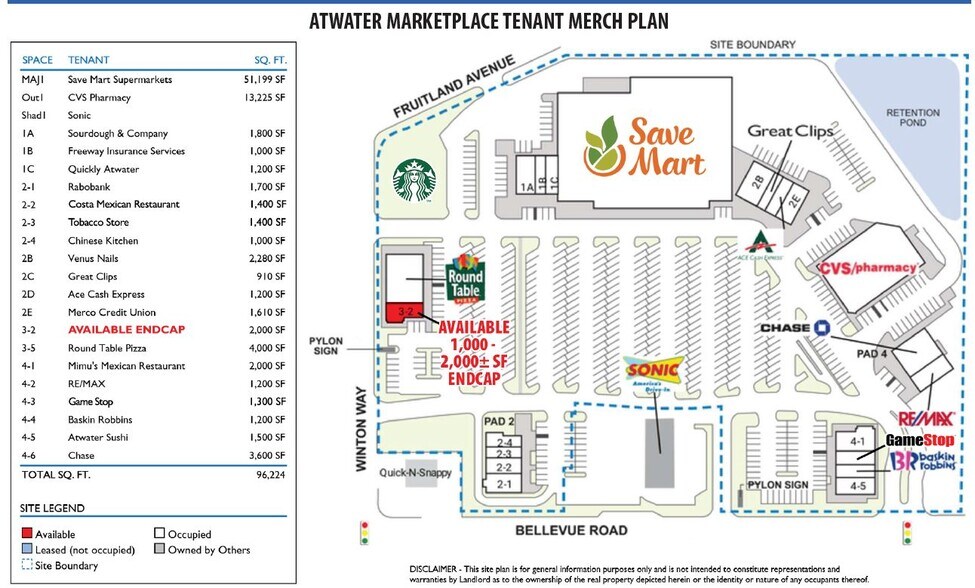 More Photos Of NEC Bellevue Rd & Winton Way, Atwater Unknown For Lease