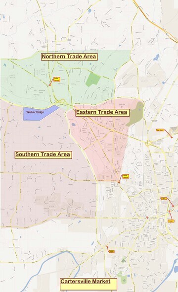 More Photos Of Intersection of 411 & Burnt Hickory Connector, Cartersville Land For Sale