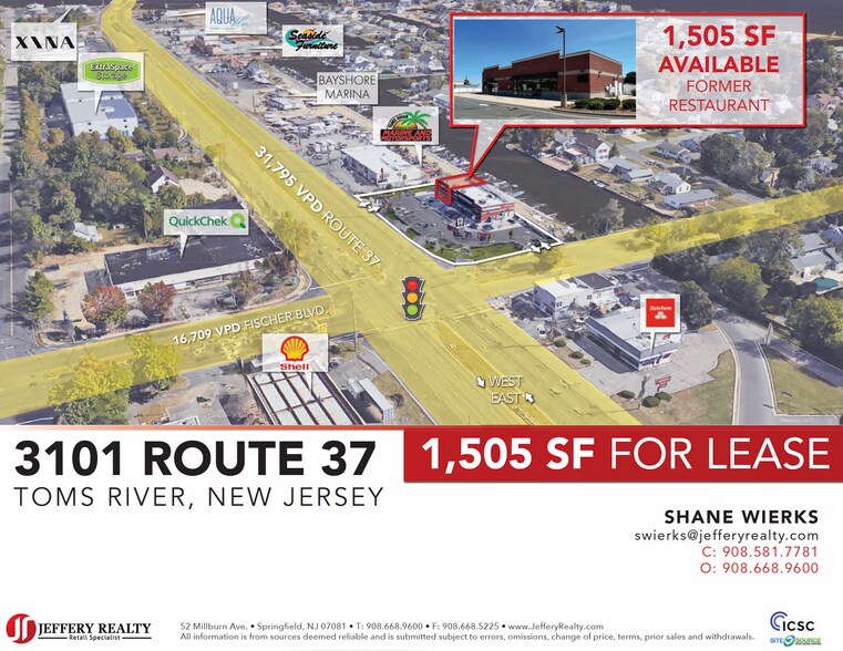 Primary Photo Of 3101 Route 37 E, Toms River Convenience Store For Lease