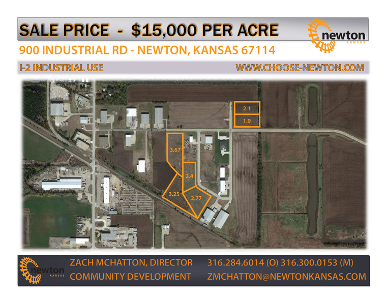 Primary Photo Of 900 Industrial, Newton Land For Sale