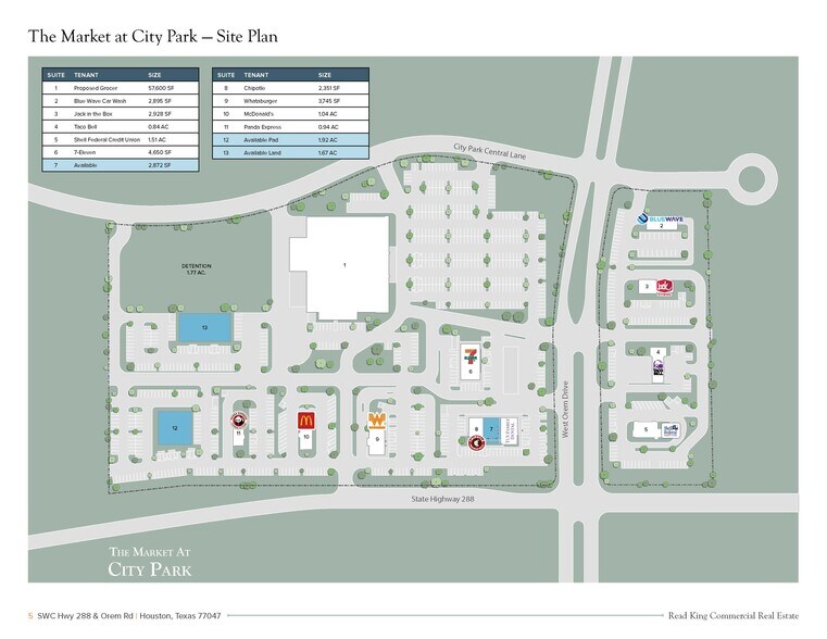 More Photos Of The Market @ City Park, Houston Unknown For Sale