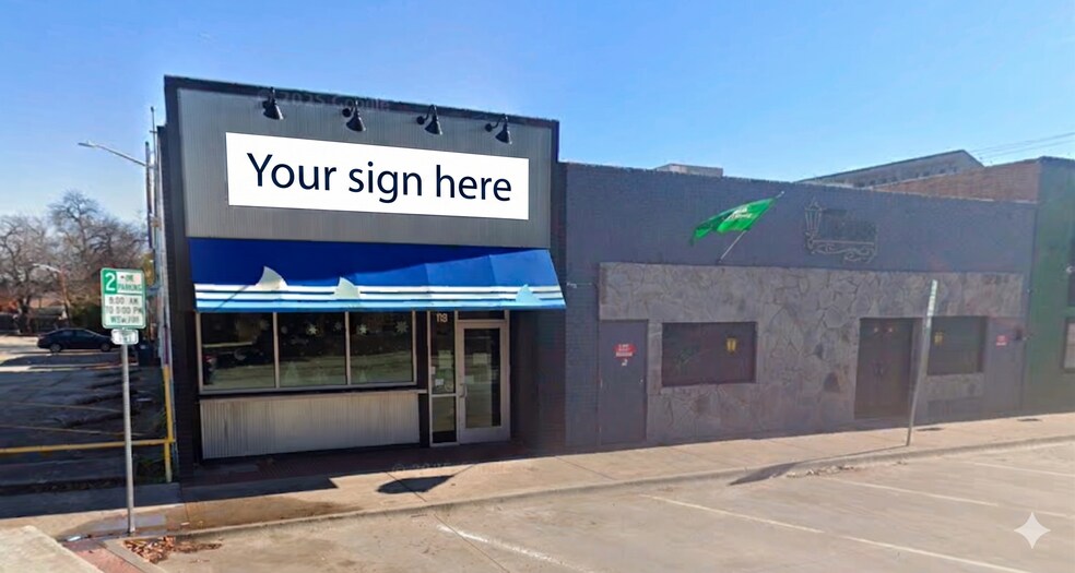 Primary Photo Of 119 Avenue A, Denton General Retail For Lease